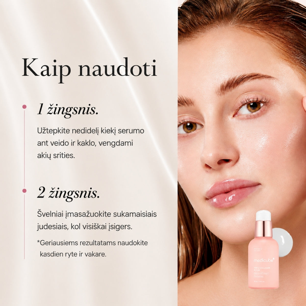 MEDICUBE Triple Collagen Serumas 4.0 - 55 ml