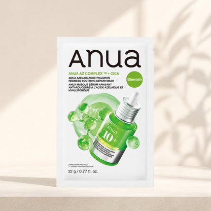 Anua Azelaic Acid Hyaluron Redness Soothing Serumo Kaukė - 1 Lakštas