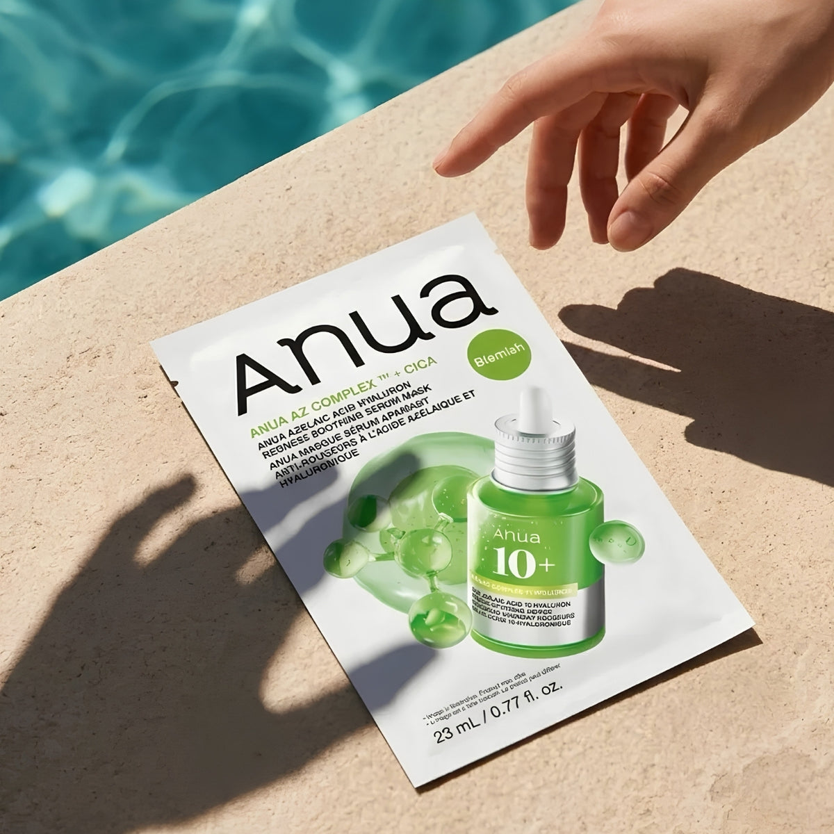 Anua Azelaic Acid Hyaluron Redness Soothing Serumo Kaukė - 1 Lakštas
