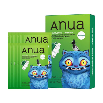 Anua Heartleaf 77 Raminamoji Lakštinė Kaukė - 1 Lakštas