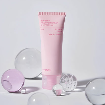 Celimax Heart Pink Tone-Up Apsauginis Kremas nuo Saulės - 40 ml